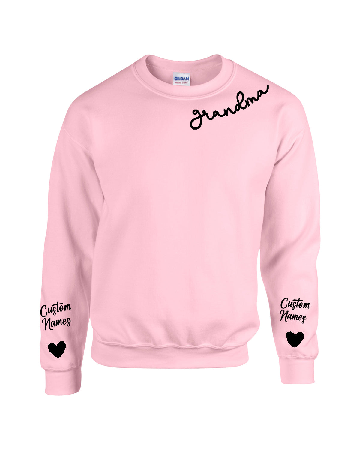 grandma custom sweatshirt with grandkids names 